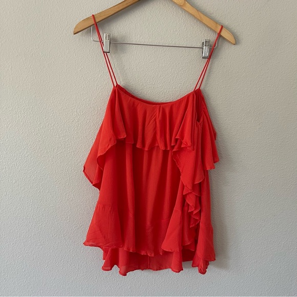 Free People Cascades Ruffle Cami in Fire Size S Fairy Fairycore - Picture 4 of 10